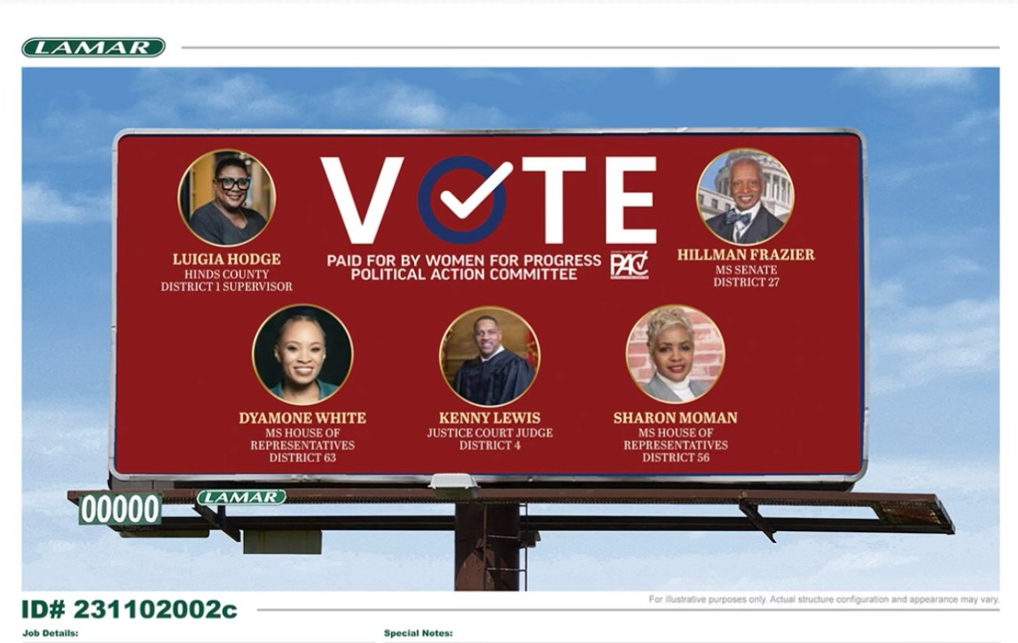 Billboard and voter education campaign