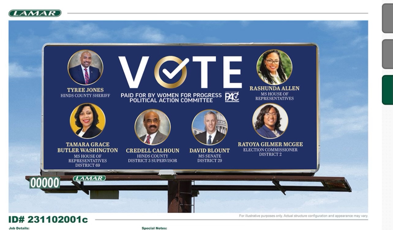 Billboard and voter education campaign